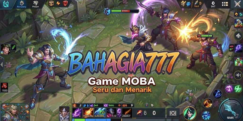 Tampilan gameplay epik dalam BAHAGIA777 yang penuh aksi.