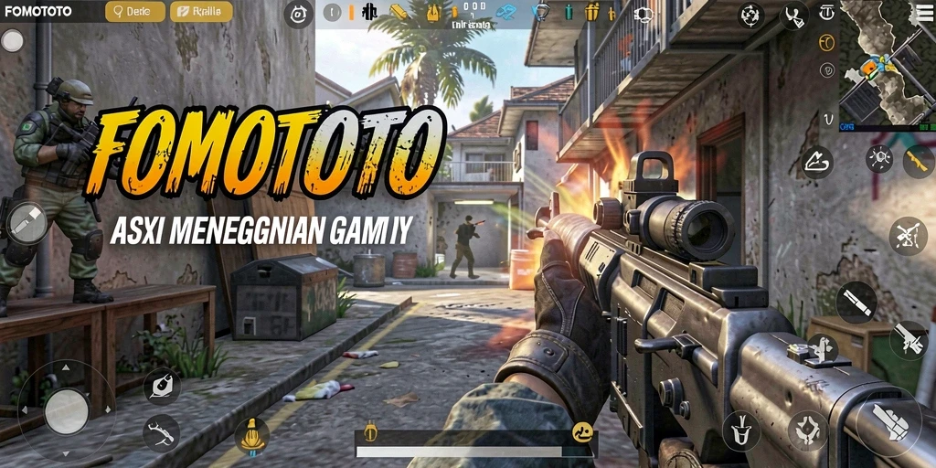 Tangkapan layar FOMOTOTO menampilkan aksi mendebarkan dalam gameplay FPS.