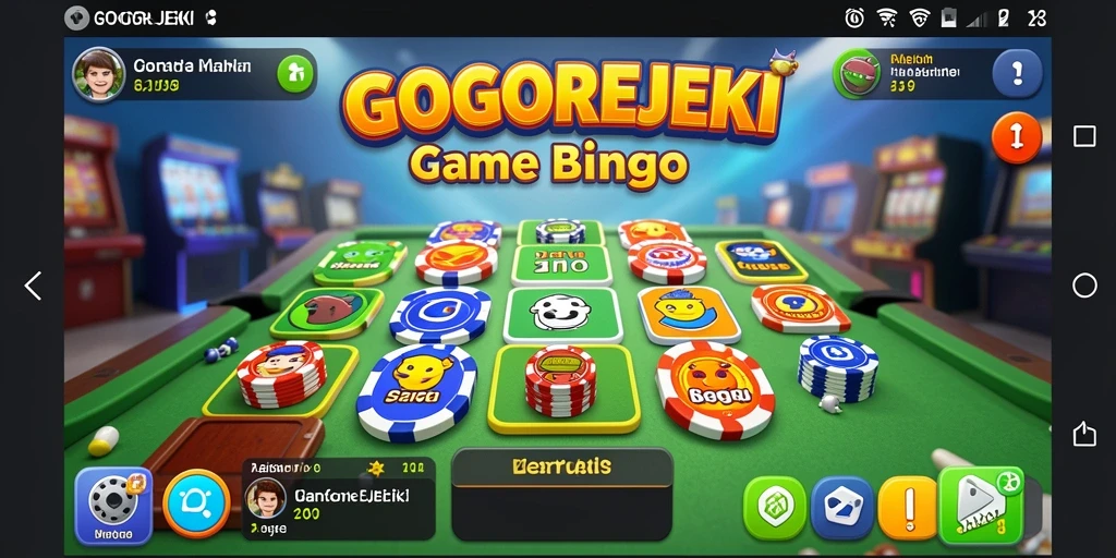 Tampilan seru gameplay Bingo di GOGOREJEKI.