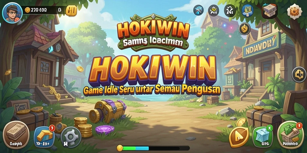 Tampilan gameplay HOKIWIN yang santai dan menarik.