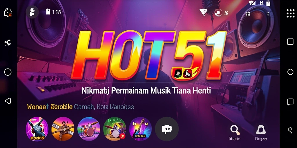 Tampilan gameplay HOT51 yang menarik dan penuh warna.