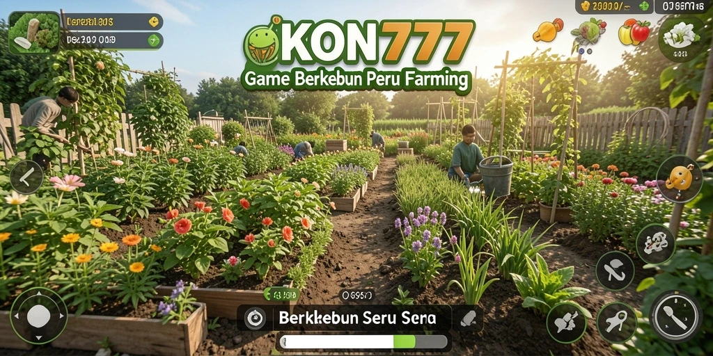 Screenshot utama IKON777 menampilkan pengalaman seru dalam bertani.