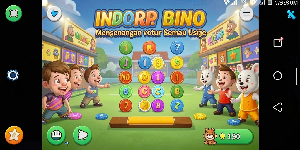 Tampilan gameplay seru dalam INDORP dengan pemain yang bersemangat bermain bingo.
