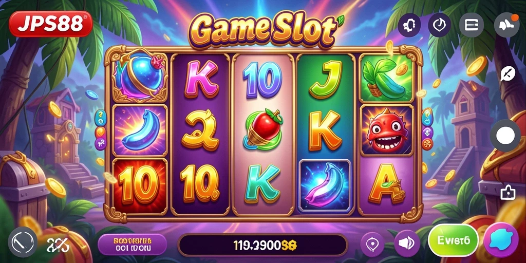 Tampilan screenshot menunjukkan gameplay Slot yang mendebarkan dan interaktif.