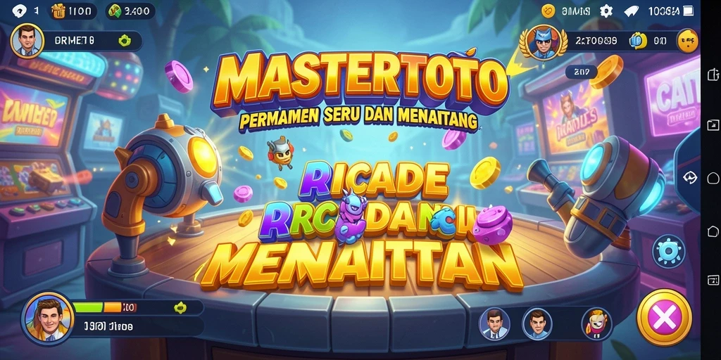 Screenshot gameplay MASTERTOTO yang menggambarkan suasana permainan Arcade.