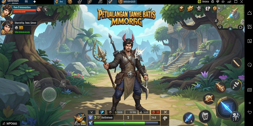 Tampak aksi seru dalam dunia MMORPG MPO666.