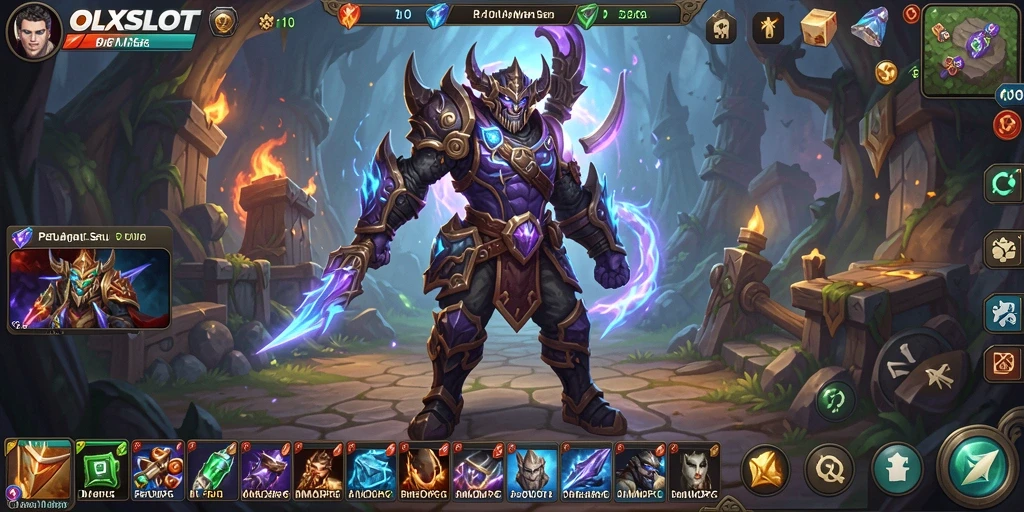 Screenshot gameplay OLXSLOT dengan aksi seru MMORPG.