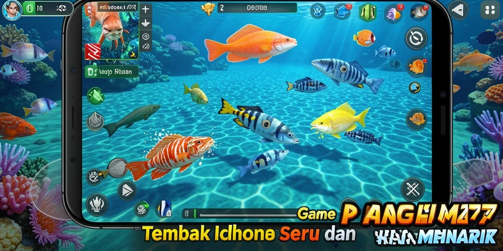 Tampilan gameplay Tembak Ikan yang menarik di PANGLIMA77.