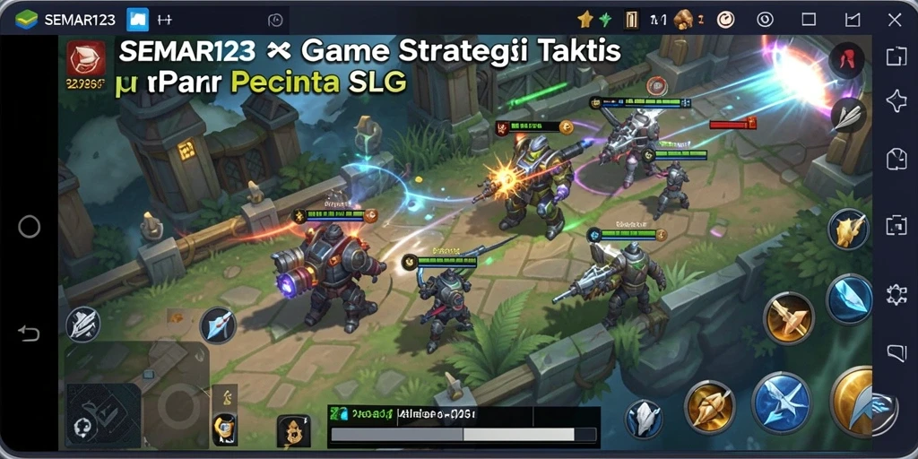 Tampilan gameplay SLG yang mendebarkan dan penuh strategi.