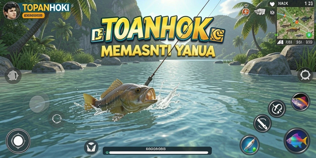 Tangkapan ikan besar di game TOPANHOKI.